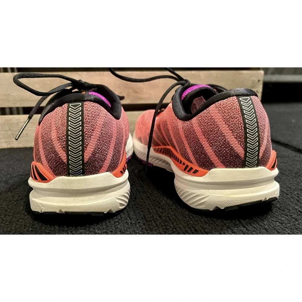 Brooks Ravenna Shoes Womens Size 9.5 Pink Orange Running‎ GuideRails 1202861B615